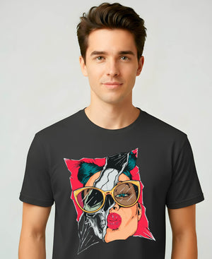 Skull Beauty Meme Funny Tee – Dark Humor Aesthetic Shirt”