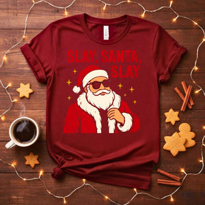 Slay Santa Slay Funny Sassy Christmas T-Shirt