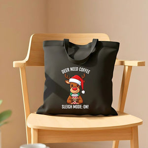 Sleight Mode On Tote Bag with magical holiday pun design