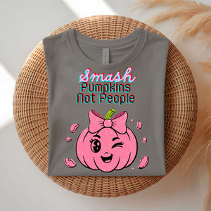 Smash Pumpkin Not People Geek Athletic Jersey