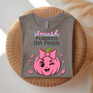 Smash Pumpkin Not People Geek Athletic Jersey