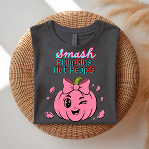 Smash Pumpkin Not People Geek Athletic Jersey