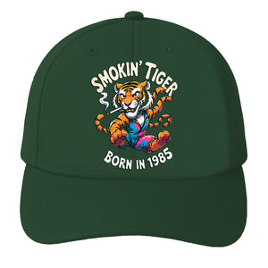 Smoking Tigers Baseball Cap by Memez Store
