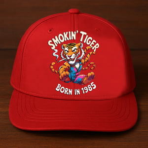 Smoking Tigers Baseball Cap by Memez Store