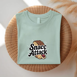 Snacc Attack Food Meme Graphic T-Shirt by Memez Store