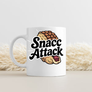 Snacc Attack Funny Meme Mug Memez Store