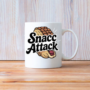 Snacc Attack Funny Meme Mug Memez Store