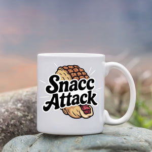 Snacc Attack Funny Meme Mug Memez Store