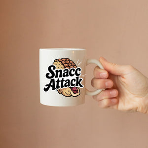 Snacc Attack Funny Meme Mug Memez Store