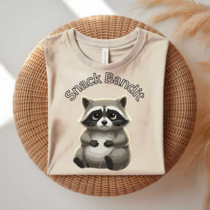 Snack Bandit funny food thief meme t-shirt