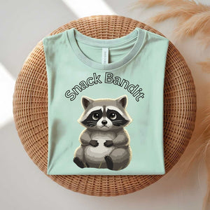 Snack Bandit funny food thief meme t-shirt