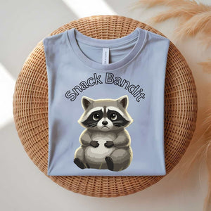 Snack Bandit funny food thief meme t-shirt