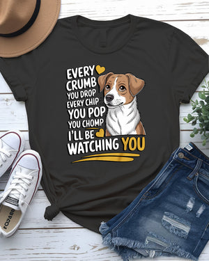 Song parody pet tee with funny lyrics
