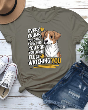 Song parody pet tee with funny lyrics
