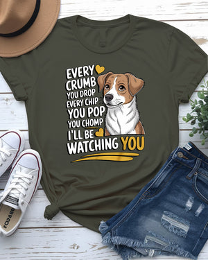 Song parody pet tee with funny lyrics
