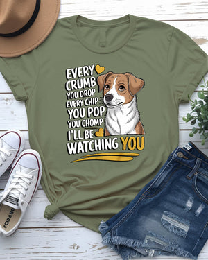 Song parody pet tee with funny lyrics