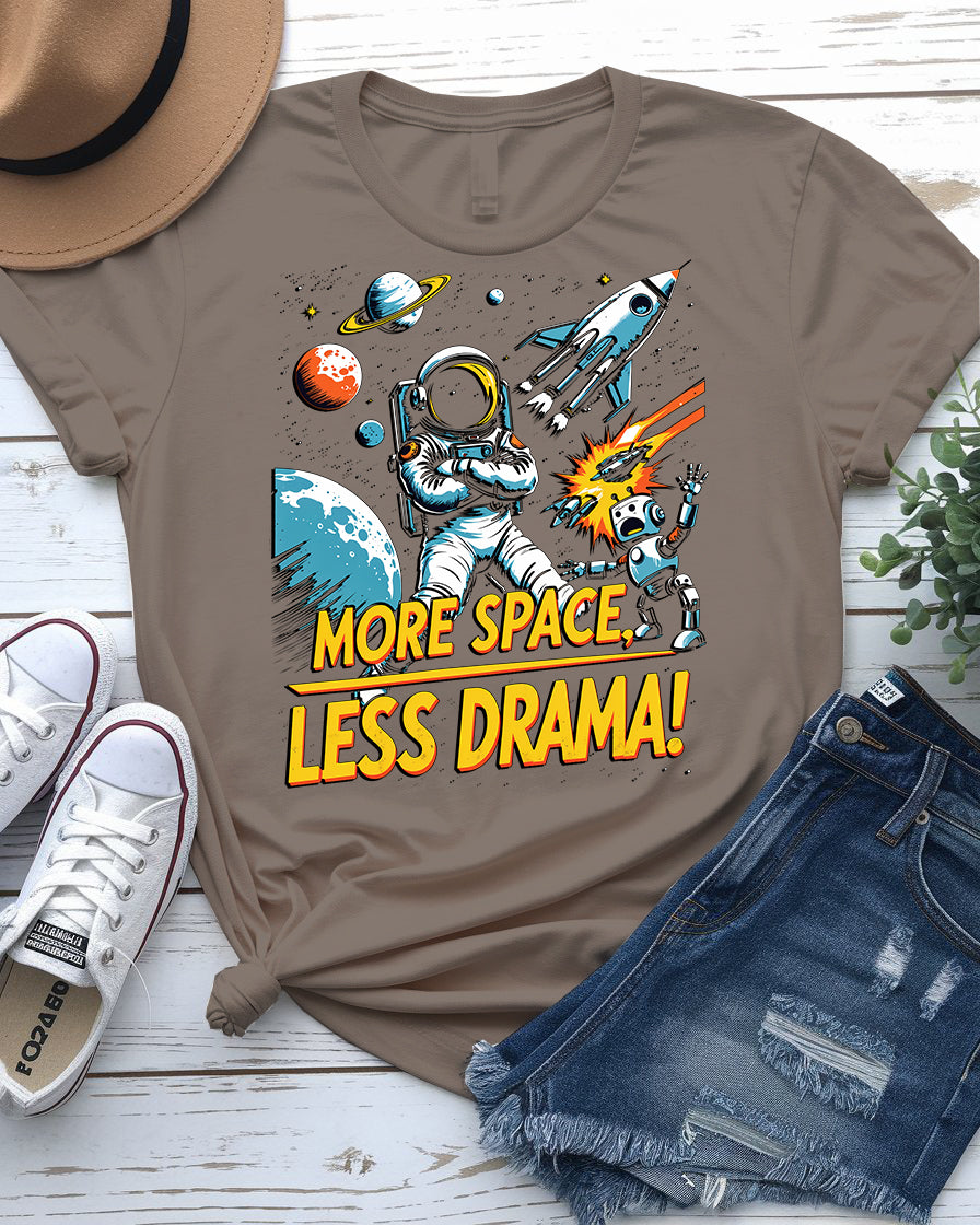 Space drama funny meme tee