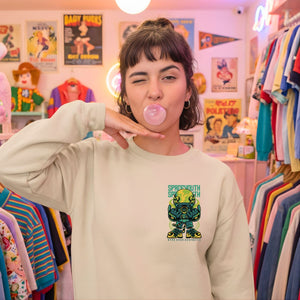 Space youth streetwear crewneck sweatshirt by Memez Store