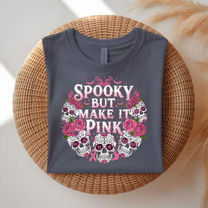 Spooky But Make It Pink Cute Halloween T-Shirt