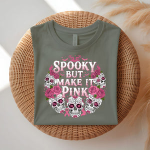 Spooky But Make It Pink Cute Halloween T-Shirt