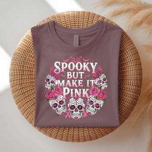 Spooky But Make It Pink Cute Halloween T-Shirt