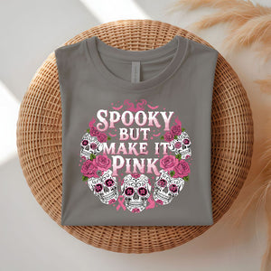 Spooky But Make It Pink Cute Halloween T-Shirt