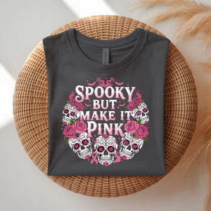 Spooky But Make It Pink Cute Halloween T-Shirt
