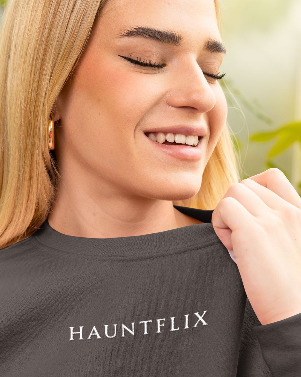 “Spooky embroidered sweatshirt by Memez Store”