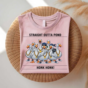 Straight Outta Pound Goose Lovers Funny T-Shirt
