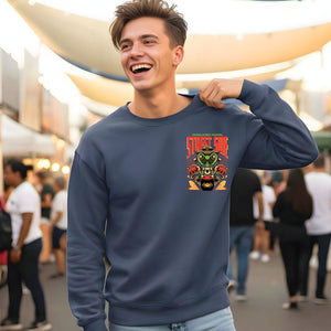 Street Side crewneck sweatshirt urban graphic pullover by Memez Store