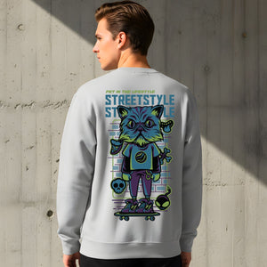 Street style streetwear crewneck sweatshirt by Memez Store