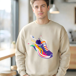 Urban athletic crewneck sweatshirt unisex streetwear