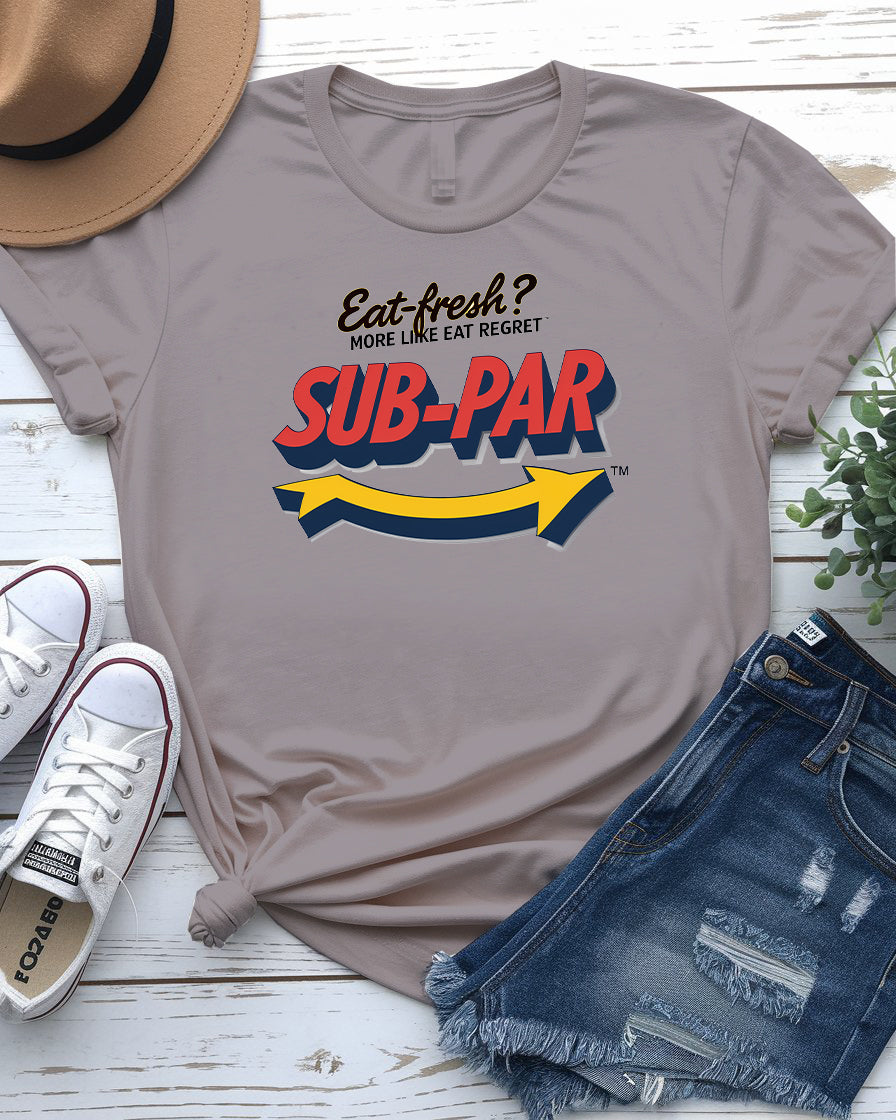 Sub-Par Parody Tee – Celebrate Mediocrity | Memez Store