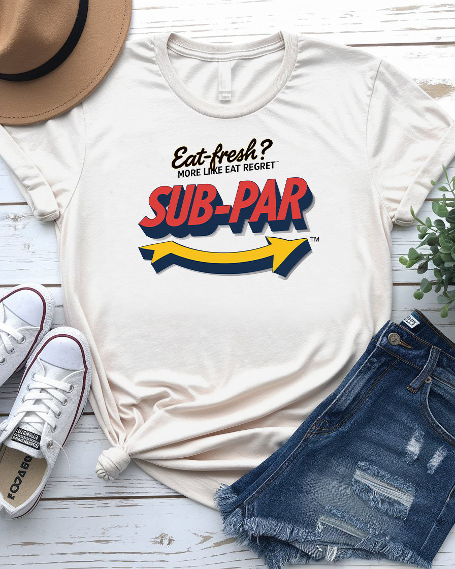 Sub-Par Parody Tee – Celebrate Mediocrity | Memez Store