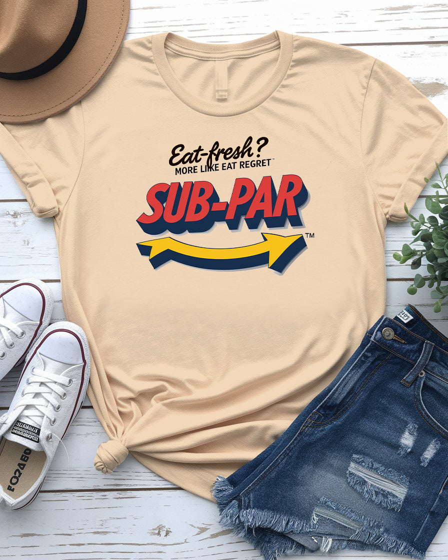 Sub-Par Parody Tee – Celebrate Mediocrity | Memez Store