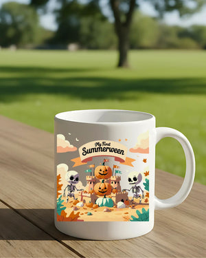 Summerween Halloween Mug funny spooky summer coffee cup