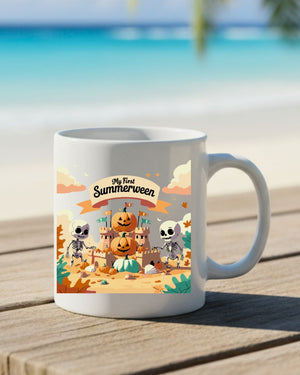 Summerween Halloween Mug funny spooky summer coffee cup