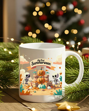Summerween Halloween Mug funny spooky summer coffee cup