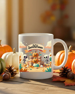 Summerween Halloween Mug funny spooky summer coffee cup