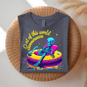 Summerween Skull Funny T-Shirt