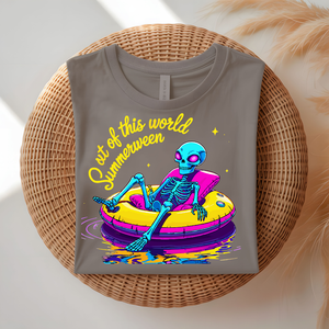 Summerween Skull Funny T-Shirt