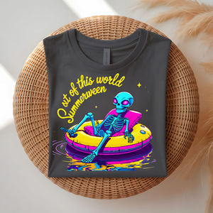 Summerween Skull Funny T-Shirt