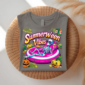 Summerween Vibes Funny Halloween T-Shirt