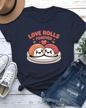 Sushi Lover Funny Graphic T-Shirt by Memez Store