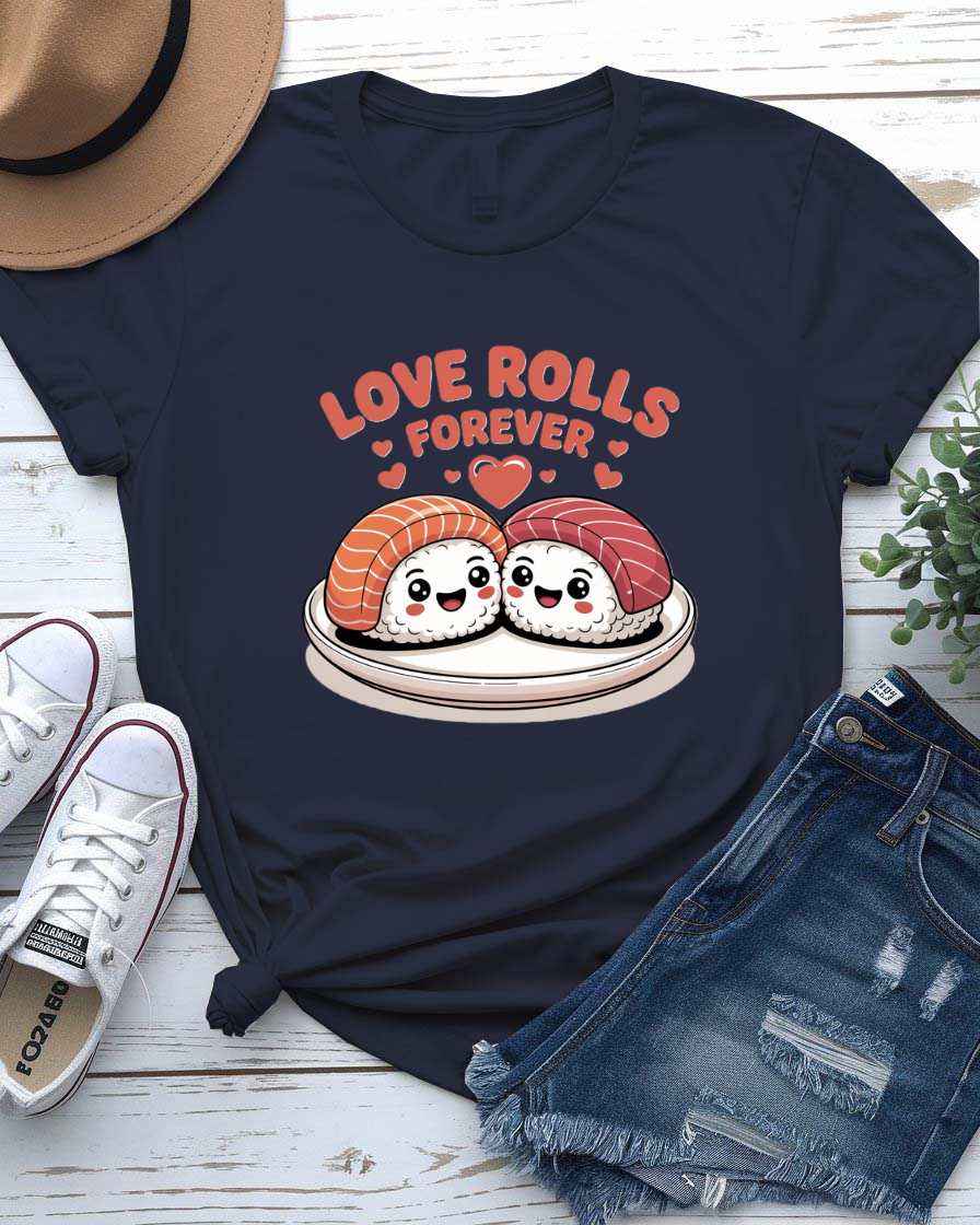 Sushi Lover Funny Graphic T-Shirt by Memez Store