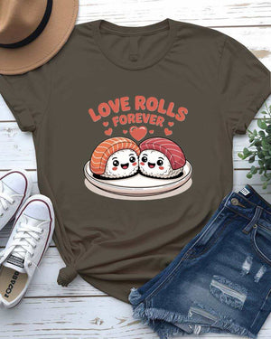 Sushi Lover Funny Graphic T-Shirt by Memez Store