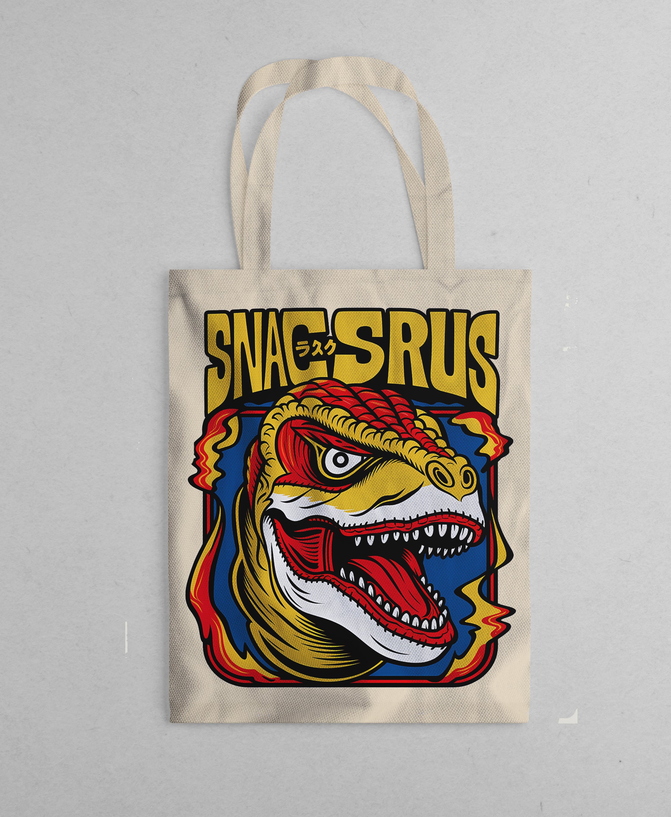 T-Rex funny tote bag