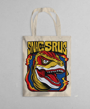 T-Rex funny tote bag