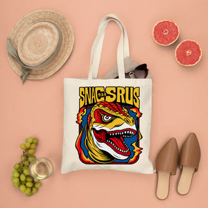 T-Rex funny tote bag