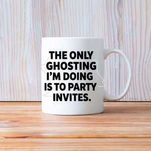 “Funny ghost meme mug gift idea”
